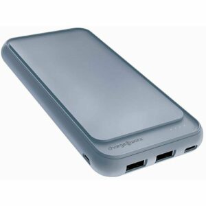 Chargeworx - 10,000mAh Power Bank WIT for USB Compatible Devices - Bluestone