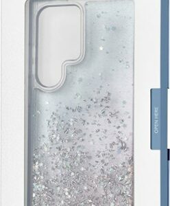 Insignia™ - Hard-Shell Case for Samsung Galaxy S24 Ultra - Glitter Gradient (Clear)