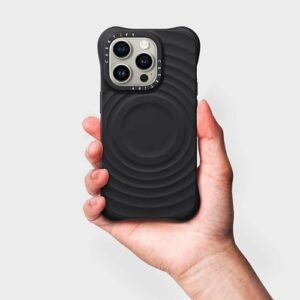 CASETiFY - The Ripple Case with MagSafe for Apple iPhone 15 Pro Max - Black