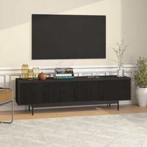 Camden&Wells - Whitman TV Stand Fits Most TVs up to 75 inches - Black Grain