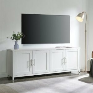 Camden&Wells - Strahm TV Stand Fits Most TVs up to 75 inches - White