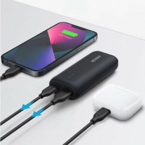 Anker 321 Power Bank (5000mAh, 12W, 2-Port) - Black