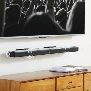 Sanus - Universal Extendable Soundbar Wall Mount - Black