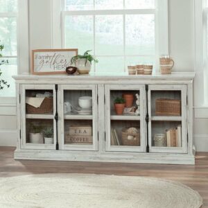 Sauder - Barrister Lane Storage Credenza Wp A2 - White Plank