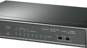 TP-Link - 8-Port Gigabit Desktop PoE+ Switch - Black