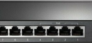 TP-Link - 8-Port Gigabit Desktop PoE+ Switch - Black