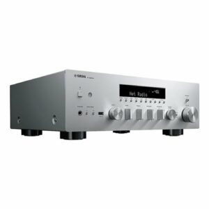 Yamaha - Bluetooth 120-Watt 2.0-Channel Network Stereo Receiver with Remote - Silver