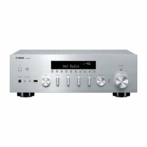 Yamaha - Bluetooth 120-Watt 2.0-Channel Network Stereo Receiver with Remote - Silver