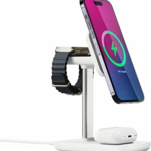 JOURNEY - TRIO ULTRA 3-in-1 Fast Wireless Charging Station - White