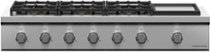 Fisher & Paykel - Professioanl 48 in. Built-in Natural Gas Cooktop with 6 burners - Stainless Steel