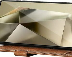 SaharaCase - Folio Wallet Case for Samsung Galaxy S24 Ultra - Brown