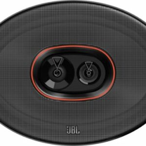 JBL - 6” x 9” Three-way car audio speaker - Black