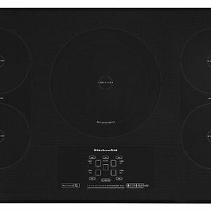 KitchenAid - 36" Built-In Electric Induction Cooktop - Black