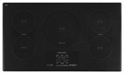 KitchenAid - 36" Built-In Electric Induction Cooktop - Black