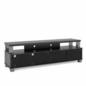 CorLiving - Bromley Wooden TV Stand, for TVs up to 95" - Ravenwood Black