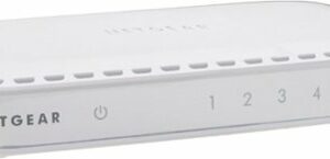 NETGEAR - 5-Port 10/100/1000 Mbps Gigabit Unmanaged Switch - White