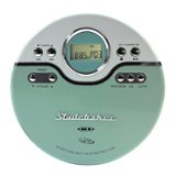 Studebaker - SB3703 Portable CD Player with FM Radio - Mint Green/White