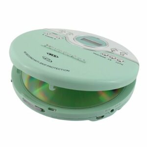 Studebaker - SB3703 Portable CD Player with FM Radio - Mint Green/White