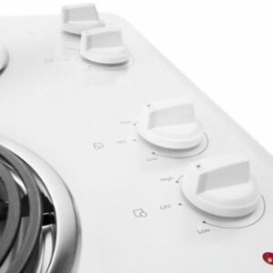 Whirlpool - 30" Built-In Electric Cooktop - White