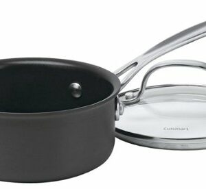 Cuisinart - Chef's Classic 1-Quart Sauce Pan - Black