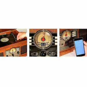 Victrola - Bluetooth Stereo Audio System - Mahogany