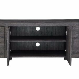 Walker Edison - Modern Urban 4 Drawer TV Stand for TVs up to 78" - Charcoal