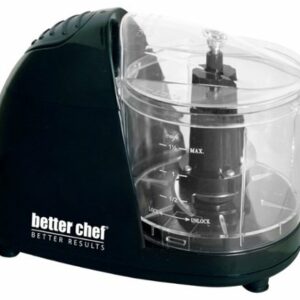 Better Chef - 1-1/2-Cup Compact Chopper - Black