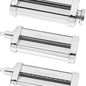 KSMPRA Pasta Roller Attachments for Most KitchenAid Stand Mixers - Stainless Steel