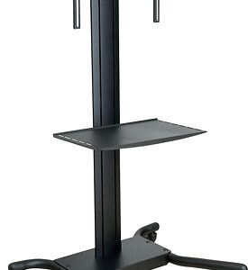 Peerless-AV - SmartMount Flat Panel Cart For 32" to 75" displays - Black