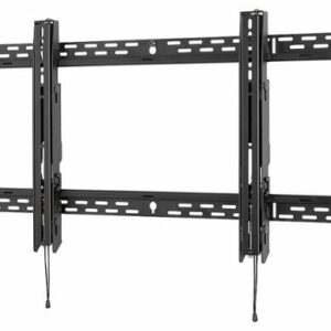 Peerless-AV - Security SmartMount® Universal Flat Mount For 46" to 90" TV's - Semi-gloss Black, Black