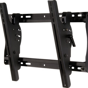 Peerless-AV - SmartMount Tilt Display TV Wall Mount For Most 32" - 50" Flat Panel Displays,TVs - Semi-gloss Black, Black