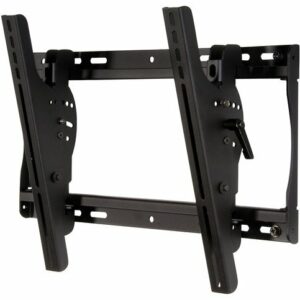 Peerless-AV - SmartMount Tilt Display TV Wall Mount For Most 32" - 50" Flat Panel Displays,TVs - Semi-gloss Black, Black