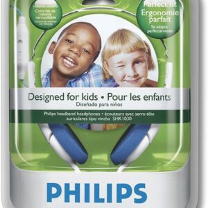 Philips - Children's Headphones - Blue/White