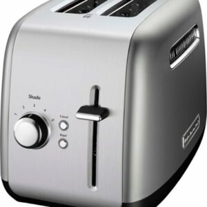 KitchenAid - KMT2115CU 2-Slice Wide-Slot Toaster - Contour Silver