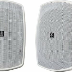 Yamaha - Natural Sound 5" 2-Way All-Weather Outdoor Speakers (Pair) - White