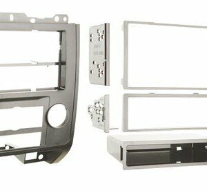 Metra - Dash Kit for Select 2008-2012 Ford Mazda Escape Tribute DIN DDIN - Silver