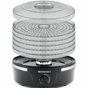 Elite Gourmet - 5-Tier Food Dehydrator - Black