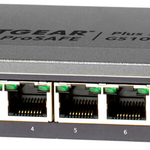 NETGEAR - 8-Port 10/100/1000 Mbps Gigabit Plus Managed Switch