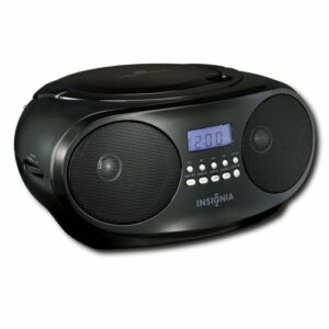 Insignia™ - Insignia CD Boombox - Black