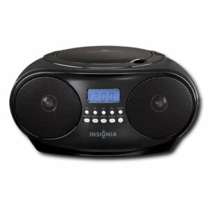 Insignia™ - Insignia CD Boombox - Black