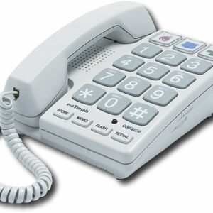 Cortelco - Itt-2400 ez Touch Corded Phone - White