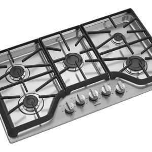 Maytag - 36" Built-In Gas Cooktop - Stainless Steel