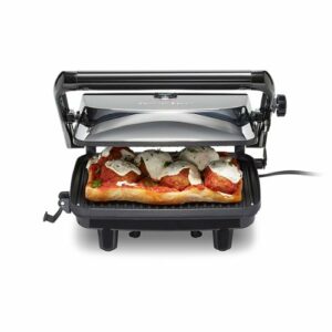 Hamilton Beach - Panini Press Gourmet Sandwich Maker - Chrome