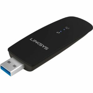 Linksys - AC1200 Dual-Band USB 3.0 Adapter - Black