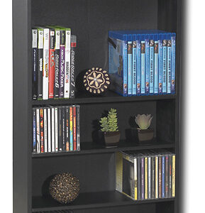 Atlantic - 36" Drawbridge Multimedia Rack in - Black