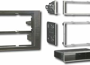 Metra - Dash Kit for Select 2002-2009 Audi A4 DIN DDIN - Black