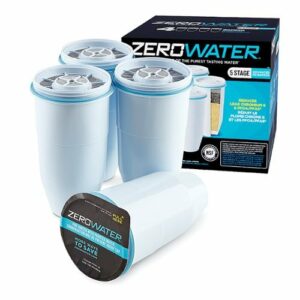 ZeroWater - Filters for Water Filter Pitchers (4-Pack) - White